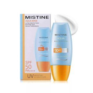 MISTINE Aqua Base Ultra Protection Matte & Light Facial Sunscreen Pro SPF50